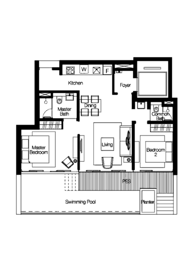 Cluny Park Residence - Floor Plan