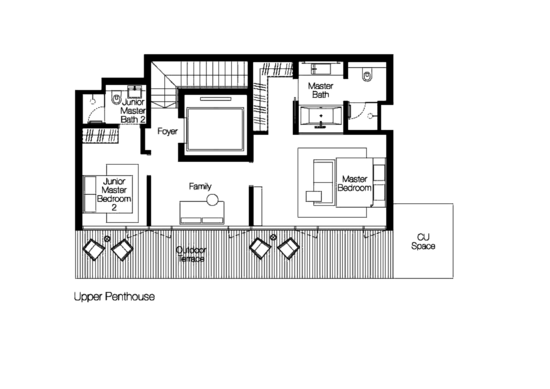 Cluny Park Residence - Floor Plan