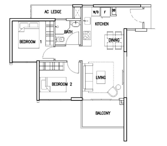 The Skywoods - Floor Plan