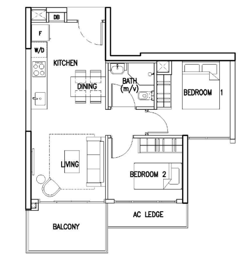 The Skywoods - Floor Plan