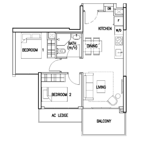 The Skywoods - Floor Plan