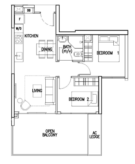 The Skywoods - Floor Plan