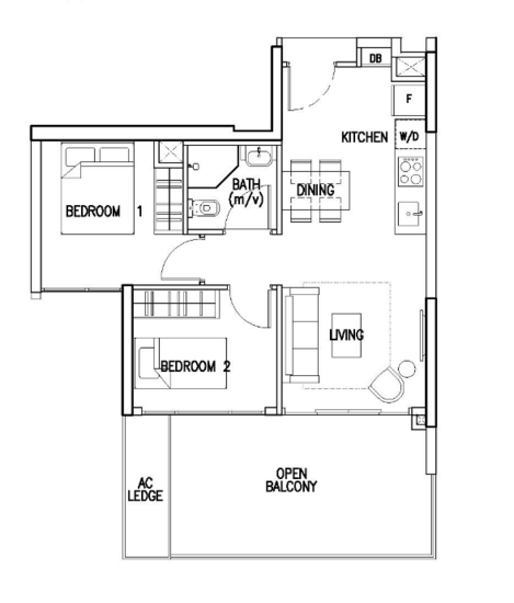 The Skywoods - Floor Plan