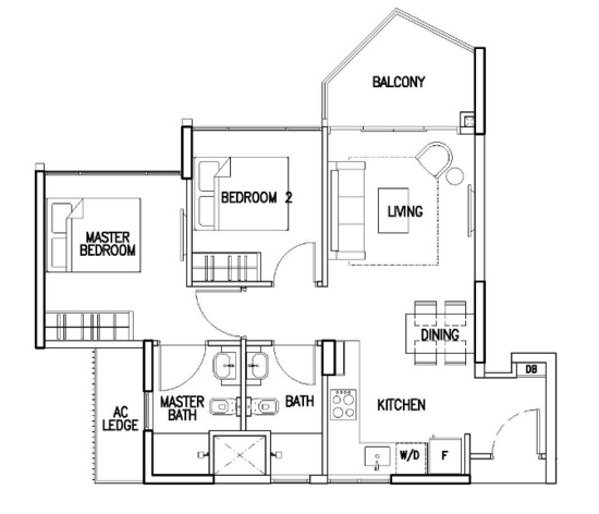 The Skywoods - Floor Plan