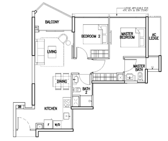The Skywoods - Floor Plan