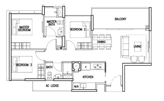 The Skywoods - Floor Plan