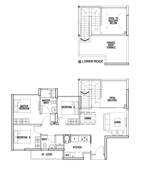 The Skywoods - Floor Plan