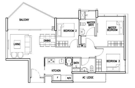 The Skywoods - Floor Plan