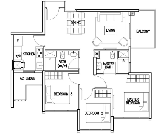 The Skywoods - Floor Plan