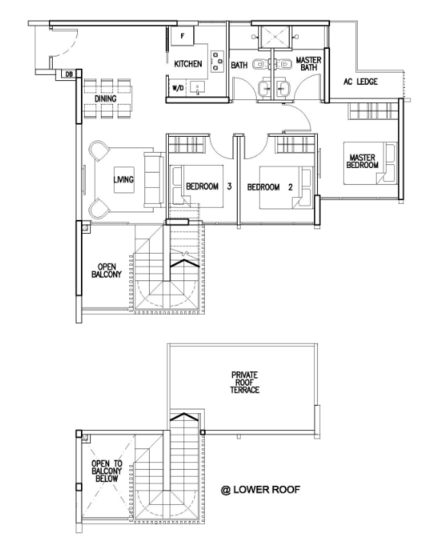 The Skywoods - Floor Plan