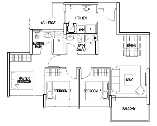 The Skywoods - Floor Plan