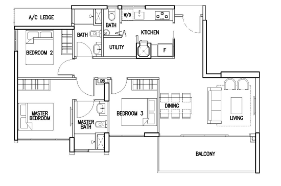 The Skywoods - Floor Plan