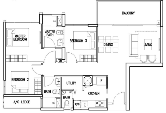 The Skywoods - Floor Plan