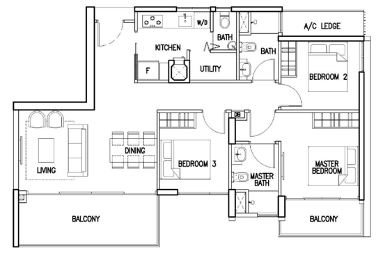 The Skywoods - Floor Plan
