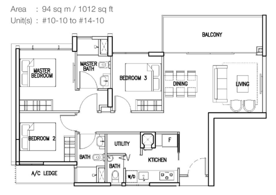 The Skywoods - Floor Plan