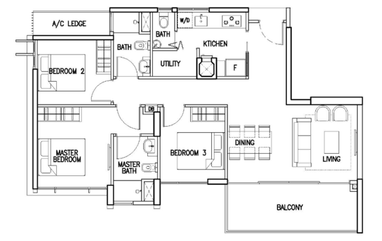 The Skywoods - Floor Plan