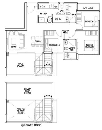 The Skywoods - Floor Plan