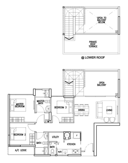 The Skywoods - Floor Plan