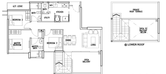 The Skywoods - Floor Plan