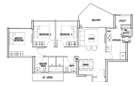 The Skywoods - Floor Plan