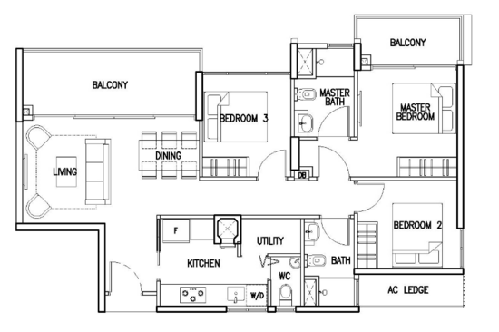 The Skywoods - Floor Plan