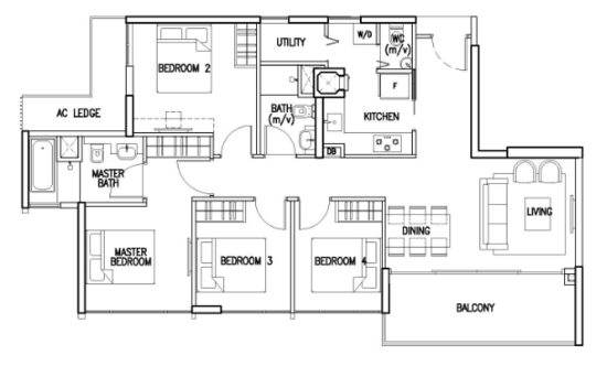 The Skywoods - Floor Plan