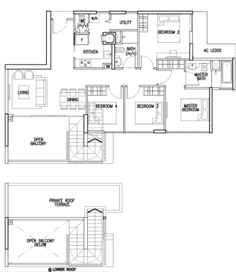 The Skywoods - Floor Plan
