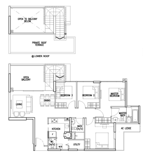 The Skywoods - Floor Plan