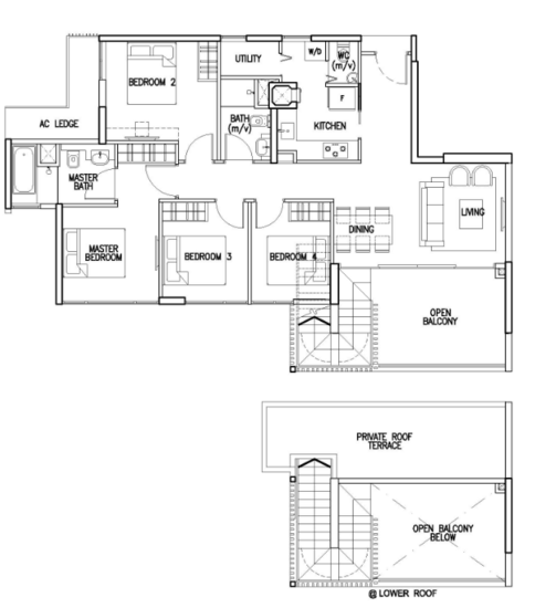 The Skywoods - Floor Plan