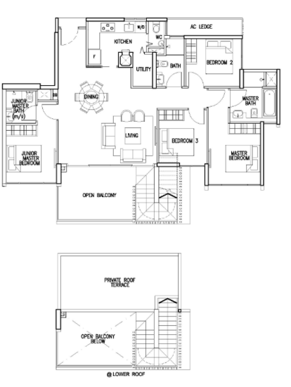 The Skywoods - Floor Plan