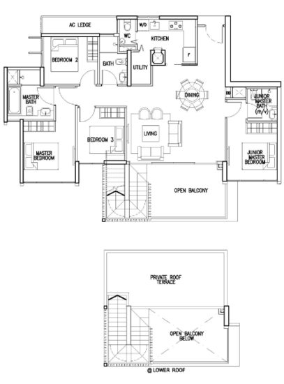 The Skywoods - Floor Plan