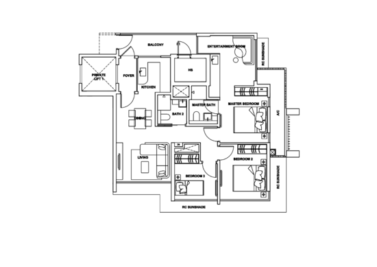 Onze @ Tanjong Pagar - Floor Plan