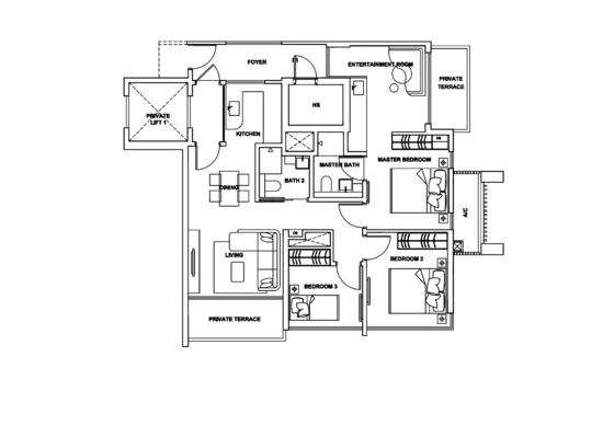 Onze @ Tanjong Pagar - Floor Plan