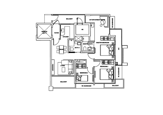 Onze @ Tanjong Pagar - Floor Plan