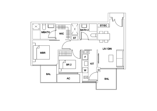 Sky Vue - Floor Plan