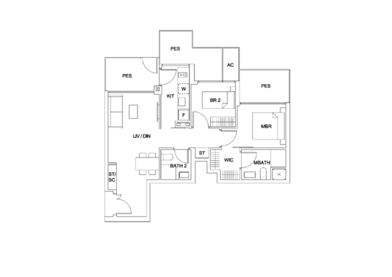 Sky Vue - Floor Plan