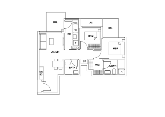 Sky Vue - Floor Plan