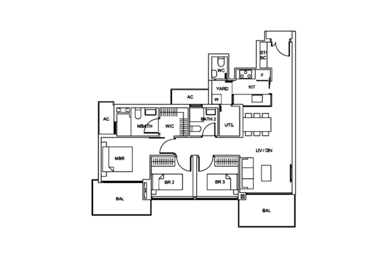 Sky Vue - Floor Plan