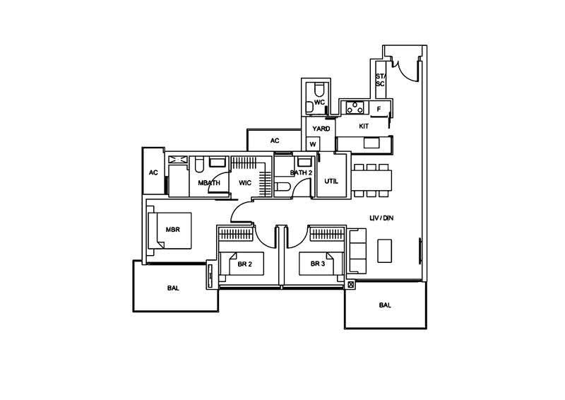 Sky Vue, Bishan Street 14, Ang Mo Kio / Bishan / Thomson, 3 Bedrooms, 1,141 sqft, Condominium For Rent, by Josephine Lie, 500248541 - PropertyGuru.com.sg