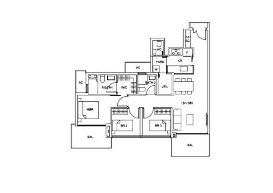 Sky Vue - Floor Plan