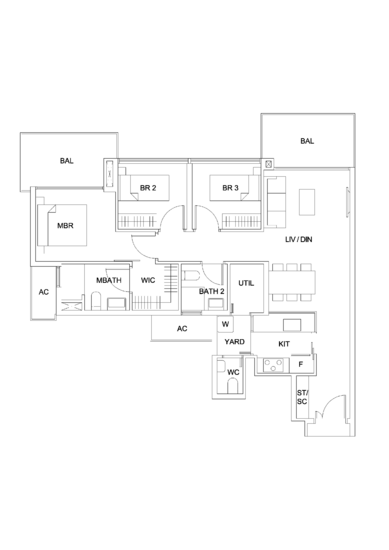 Sky Vue - Floor Plan