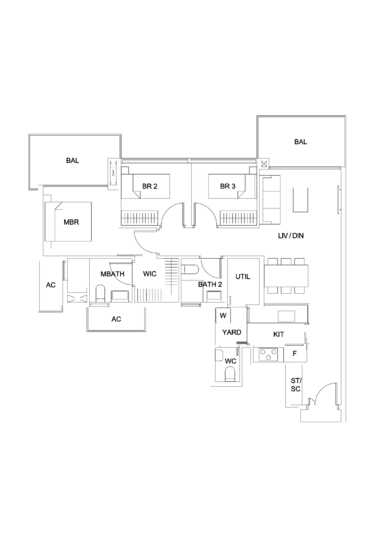 Sky Vue - Floor Plan