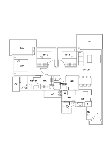Sky Vue - Floor Plan