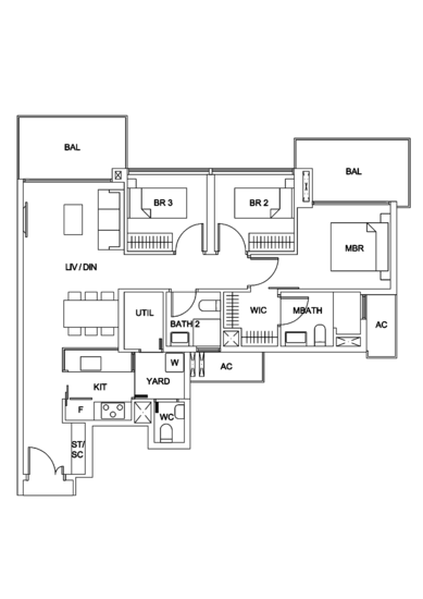 Sky Vue - Floor Plan