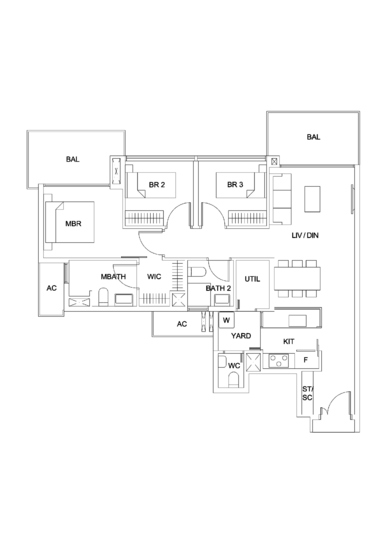Sky Vue - Floor Plan