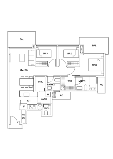Sky Vue - Floor Plan
