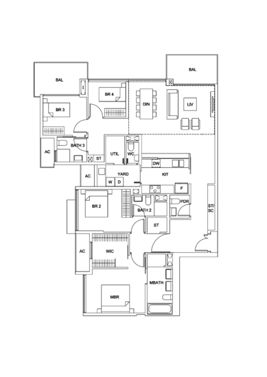 Sky Vue - Floor Plan