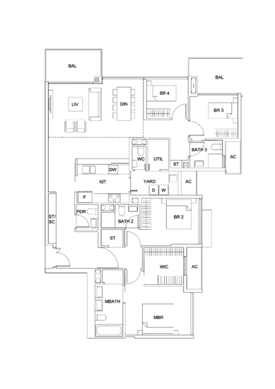 Sky Vue - Floor Plan