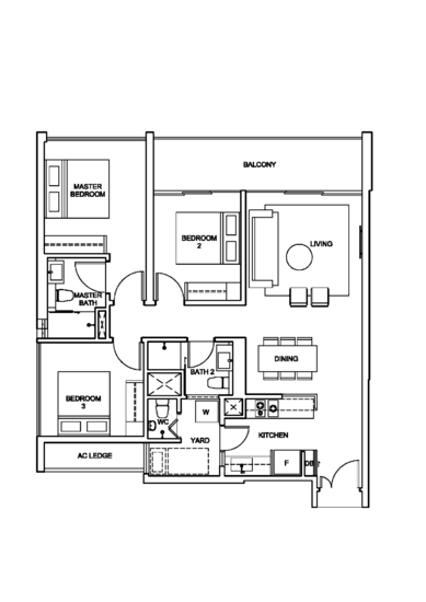 The Venue Residences and Shoppes - Floor Plan