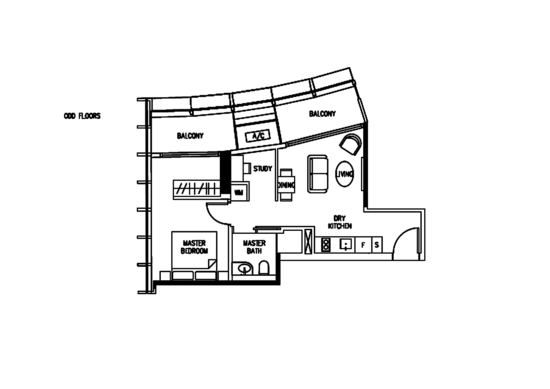 DUO Residences - Floor Plan